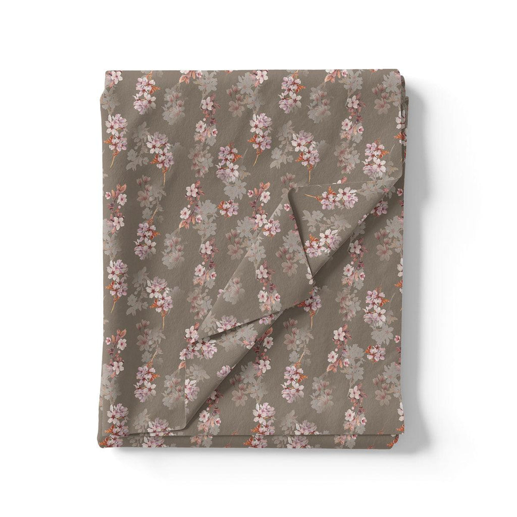 Brown Flower Weightless Printed Fabric – we 0 ma015425 110 brown flower weightless printed fabric 3
