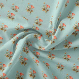 Vintage Flower Repeat Digital Printed Fabric - Weightless – we 0 ma0156 110 vintage flower repeat digital printed fabric weightless 1