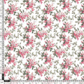 Tiny Daffodil Flower With Birch Leaves Digital Printed Fabric - Weightless – we 0 ma016202 110 tiny daffodil flower with birch leaves digital printed fabric weightless 4