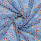 Colour Full Daisy With Spotted Background Digital Printed Fabric - Weightless – we 0 ma016817 110 colour full daisy with spotted background digital printed fabric weightless 1