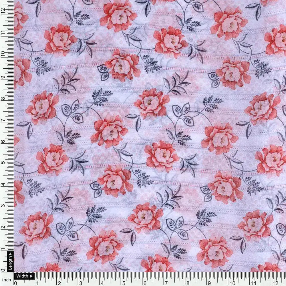 Orange Flower Weightless Printed Fabric – we 0 ma016931 110 orange flower weightless printed fabric 4