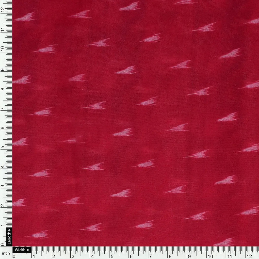 Red Polka Motif Digital Printed Fabric - Weightless – we 0 ma02270 110 red polka motif digital printed fabric weightless 4