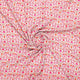 Art Nouveau Pink And Orange Flower Digital Printed Fabric - Weightless – we 0 ma02948 110 art nouveau pink and orange flower digital printed fabric weightless 1