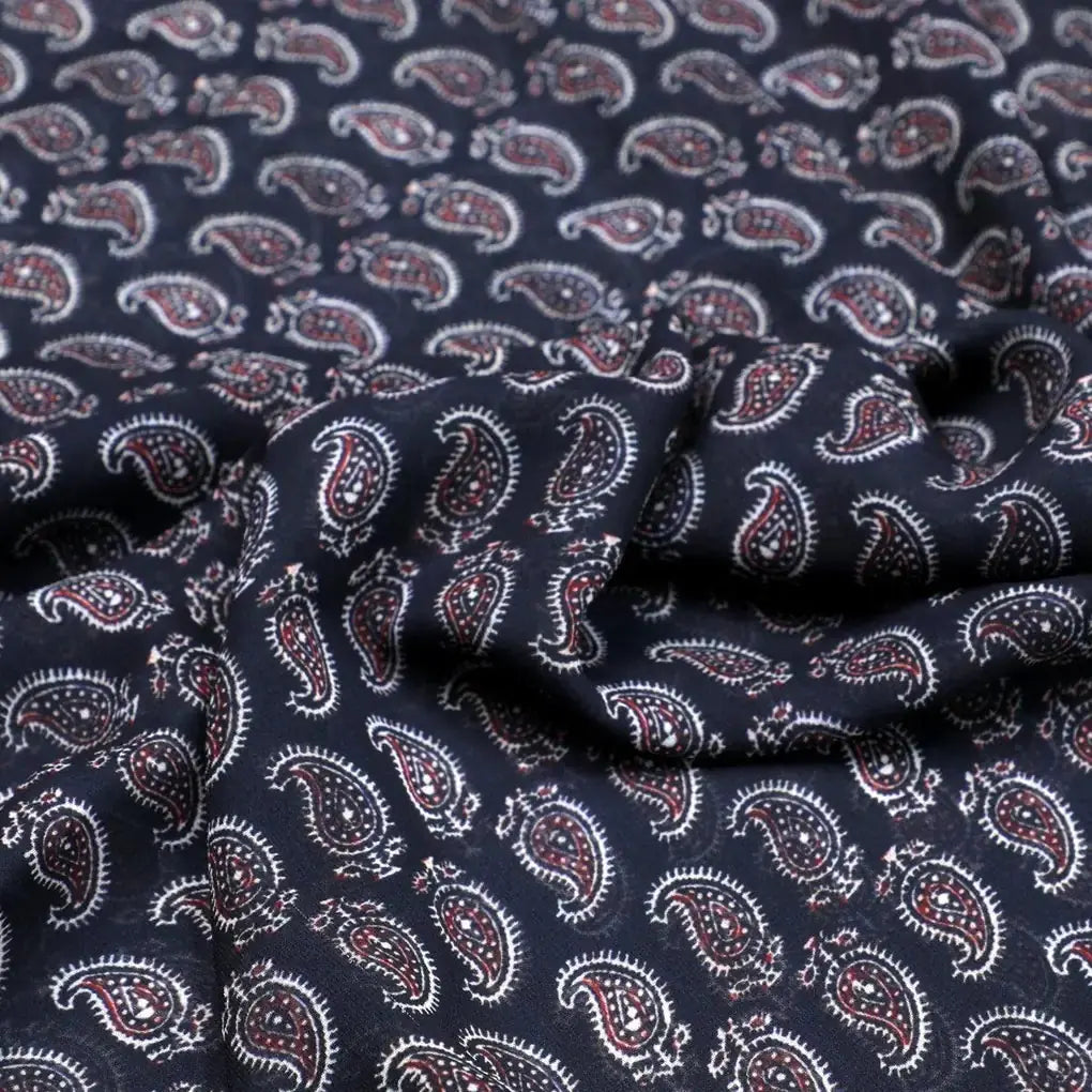Paisley Seamless over Black Digital Printed Fabric – we 0 ma03067 110 paisley seamless over black digital printed fabric 3