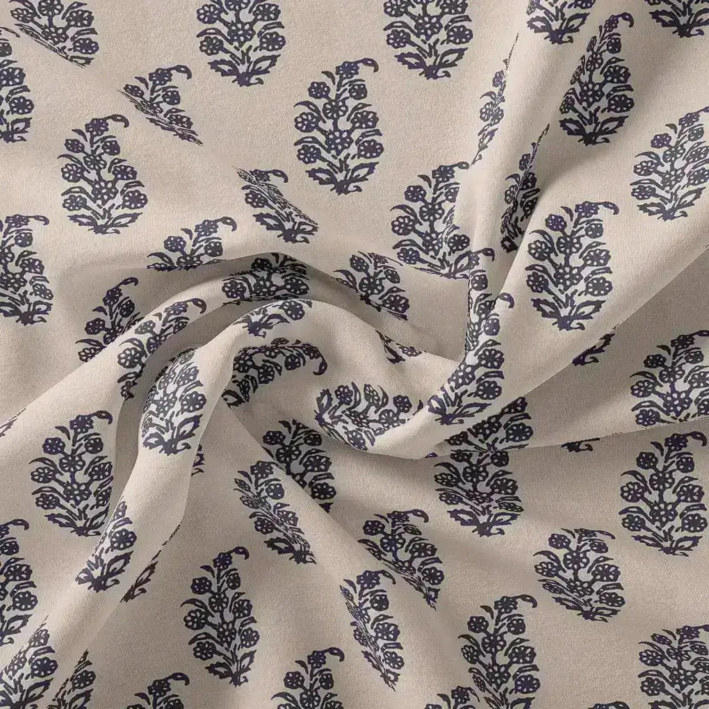 Block Print Motif Digital Printed Fabric - Weightless – we 0 ma03105p4 110 block print motif digital printed fabric weightless 1