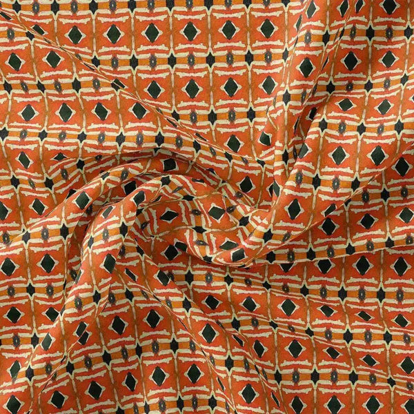 Orange Abstract Repeat Motif Digital Printed Fabric - Weightless – we 0 ma03322p2 110 orange abstract repeat motif digital printed fabric weightless 1