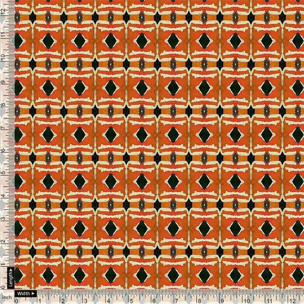 Orange Abstract Repeat Motif Digital Printed Fabric - Weightless – we 0 ma03322p2 110 orange abstract repeat motif digital printed fabric weightless 4
