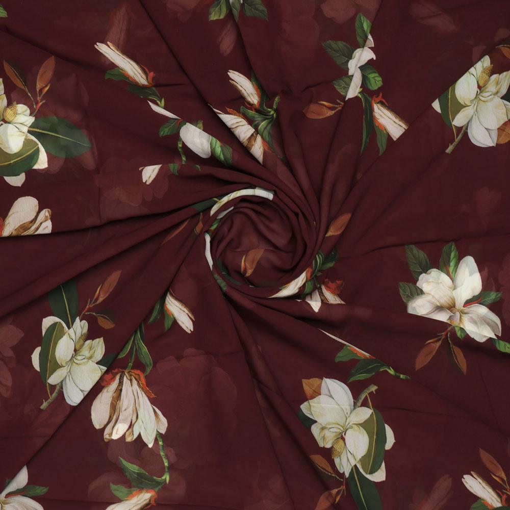 Big White Flower Repeat Digital Printed Fabric - Weightless – we 0 ma05154 110 big white flower repeat digital printed fabric weightless 1
