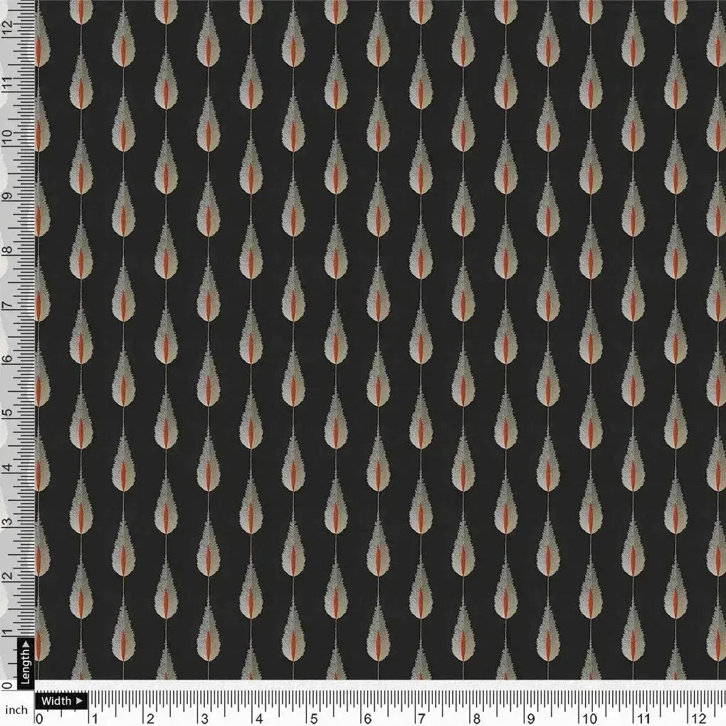 Feather Stripes Digital Printed Fabric - Weightless – we 0 ma05232 110 feather stripes digital printed fabric weightless 4