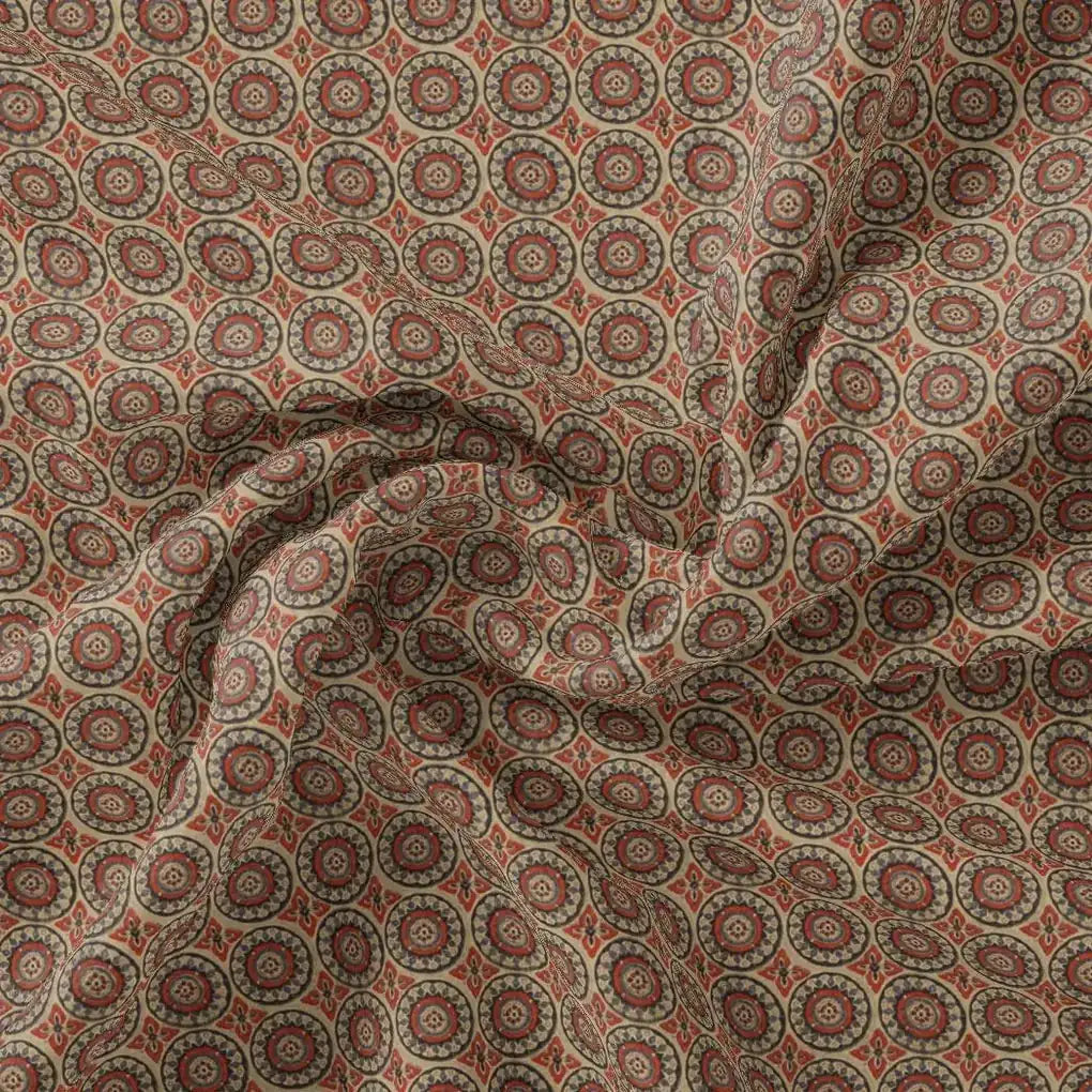 Browny Abstract Circle Repeat Digital Printed Fabric - Weightless – we 0 ma05783 110 browny abstract circle repeat digital printed fabric weightless 1