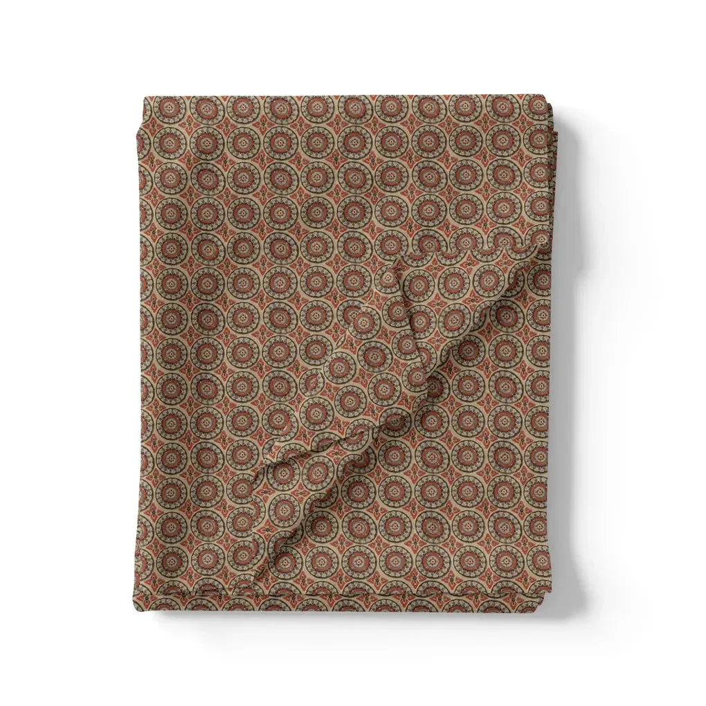 Browny Abstract Circle Repeat Digital Printed Fabric - Weightless – we 0 ma05783 110 browny abstract circle repeat digital printed fabric weightless 3
