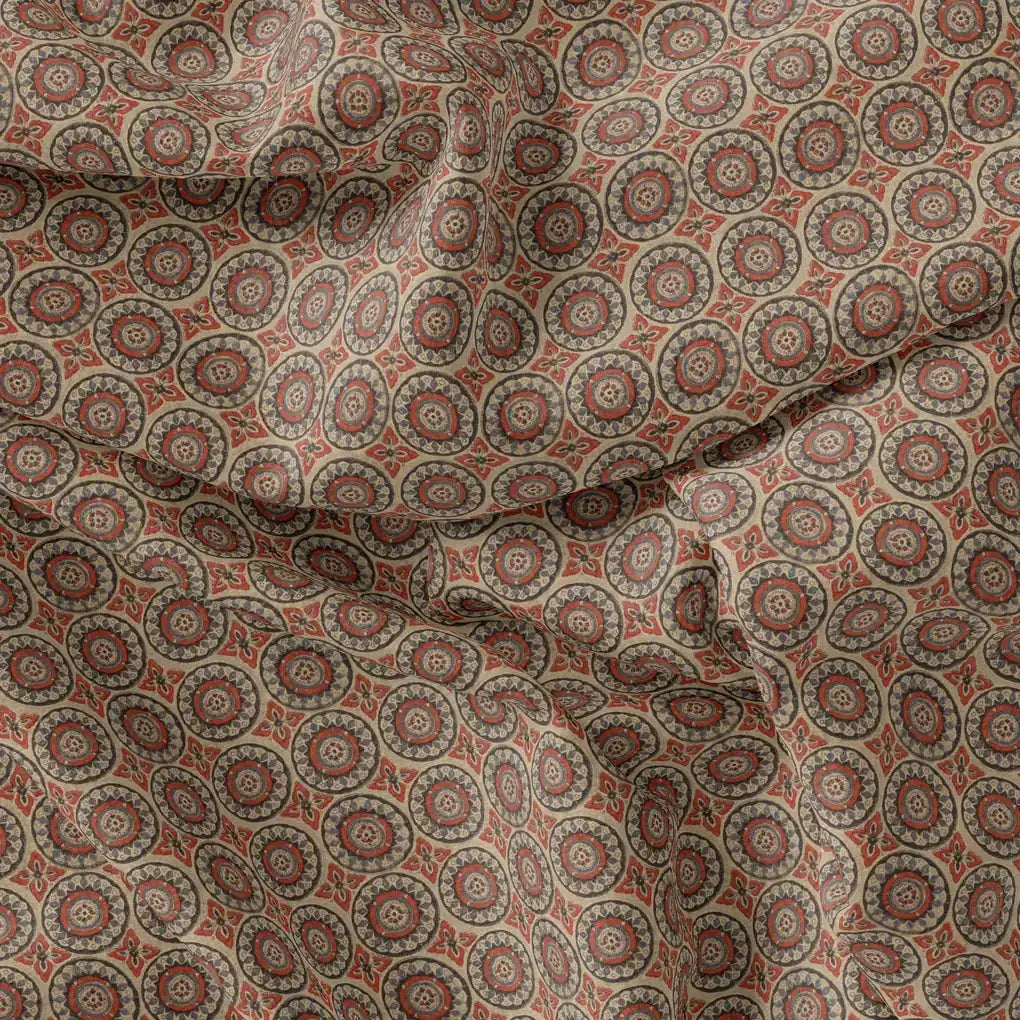 Browny Abstract Circle Repeat Digital Printed Fabric - Weightless – we 0 ma05783 110 browny abstract circle repeat digital printed fabric weightless 4