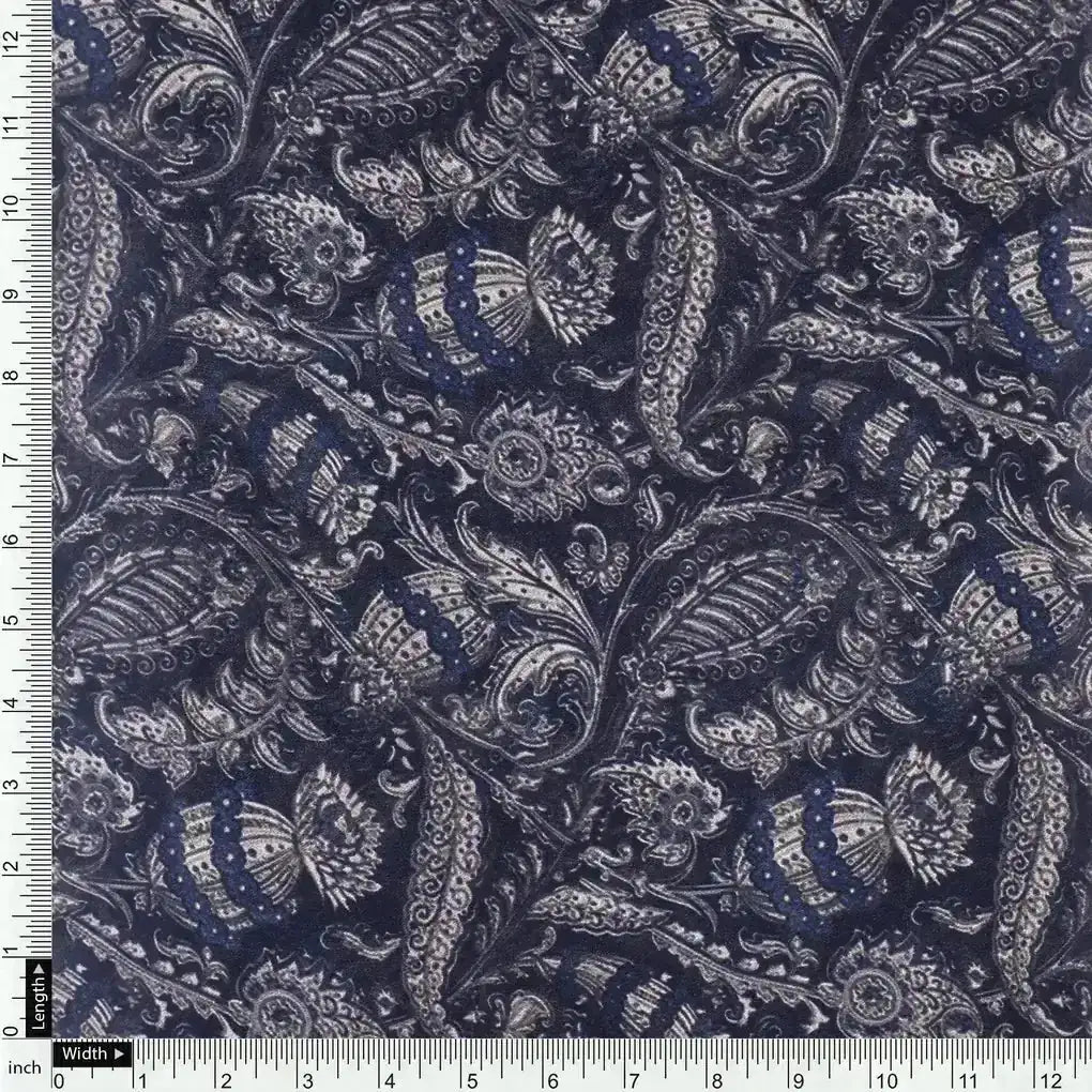 Brown Paisley Seamless Digital Printed Fabric – we 0 ma06308 110 brown paisley seamless digital printed fabric 4