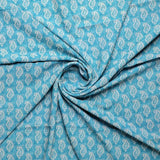 Morden Mango Leaves With Gumbo Colour Digital Printed Fabric - Weightless – we 0 ma0694 110 morden mango leaves with gumbo colour digital printed fabric weightless 1