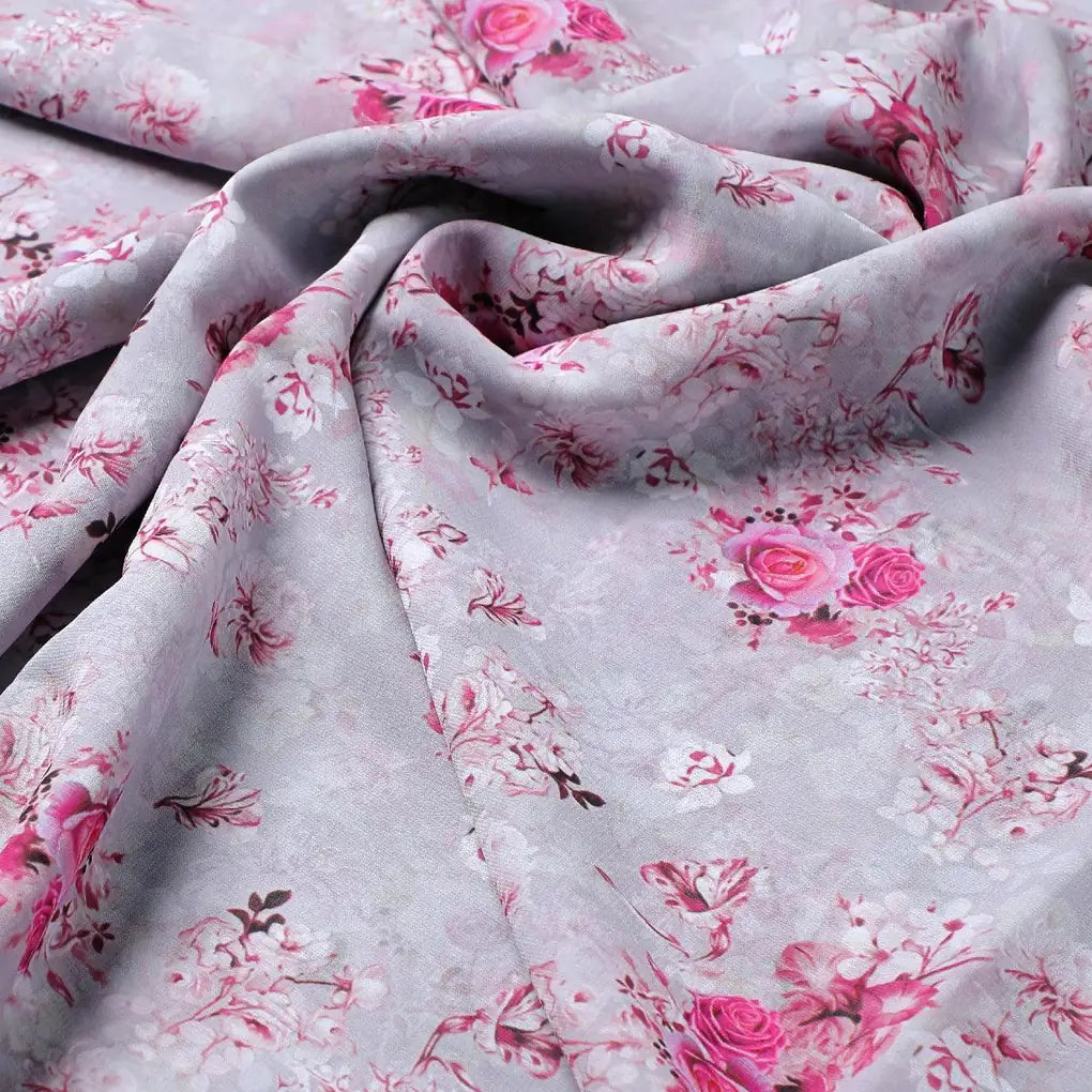 Tiny Roses Of Seamless Pattern Digital Printed Fabric - Weightless – we 0 ma08607 110 tiny roses of seamless pattern digital printed fabric weightless 3