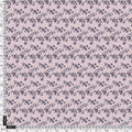 Tiny Blue Leaves With Flower Digital Printed Fabric - Weightless – we 0 ma08640 110 tiny blue leaves with flower digital printed fabric weightless 5