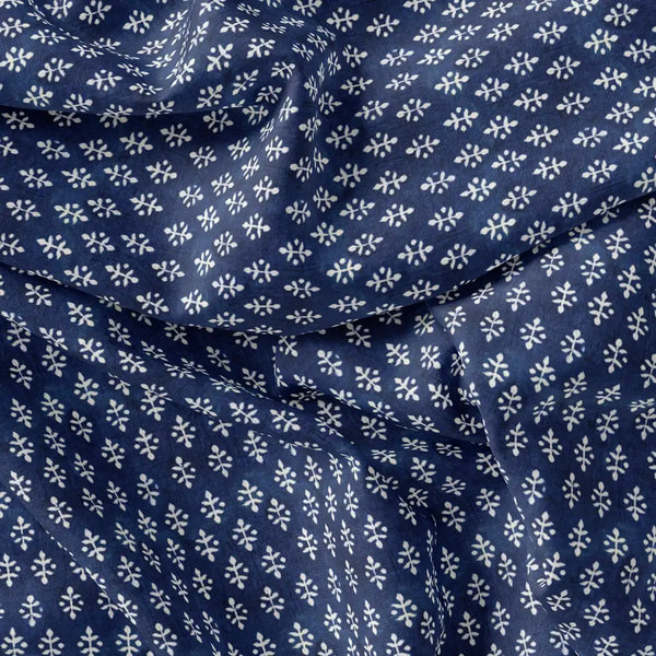 Beautiful Tiny Blue Plants Digital Printed Fabric - Weightless – we 0 ma0918 110 beautiful tiny blue plants digital printed fabric weightless 1