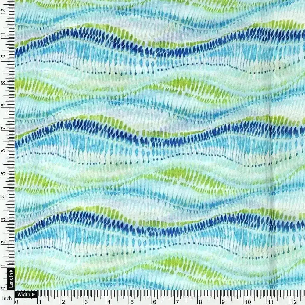 Green and Blue Leheriya Digital Printed Fabric – we 0 ma09459 110 green and blue leheriya digital printed fabric 4
