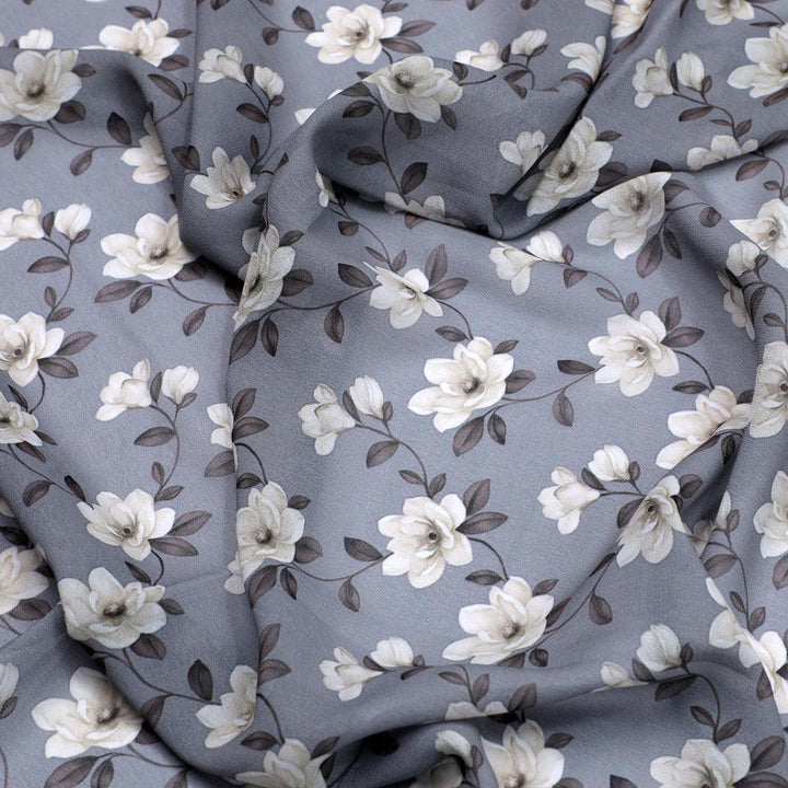 Elegant Floral Ditzy Pattern Digital Printed Fabric - FAB VOGUE Studio®
