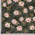 Ditsy Pink Rose With Green Leaves Digital Printed Fabric - Weightless – we 0 ta 05727 110 ditsy pink rose with green leaves digital printed fabric weightless 4