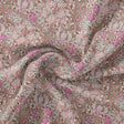 Festive Curve Design Pink Doted Flower Digital Printed Fabric - Weightless – we 0 ta 06000 110 festive curve design pink doted flower digital printed fabric weightless 1