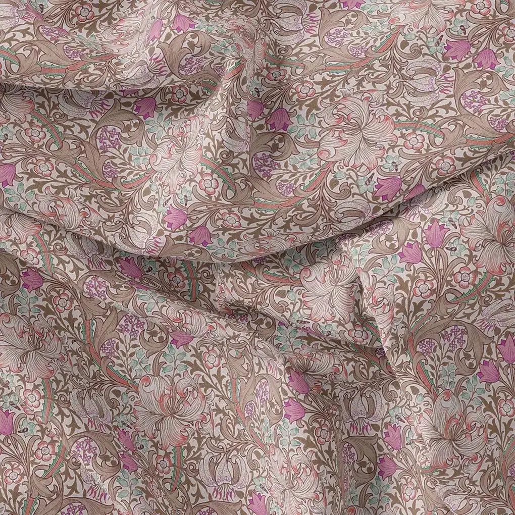 Festive Curve Design Pink Doted Flower Digital Printed Fabric - Weightless – we 0 ta 06000 110 festive curve design pink doted flower digital printed fabric weightless 2