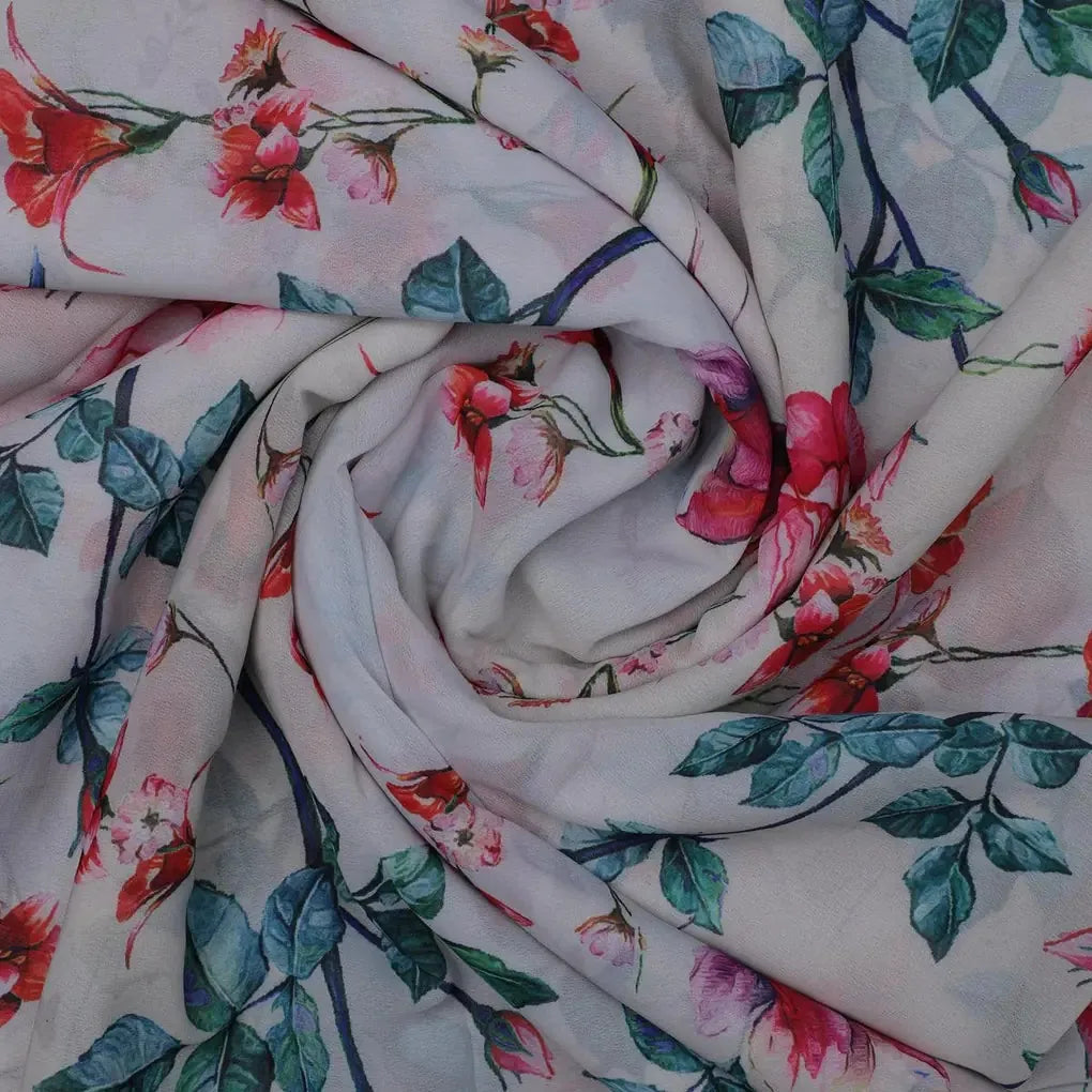 Beautiful Ditsy Red Rose With Lavender Rose  - Weightless – we 0 ta 06540 110 beautiful ditsy red rose with lavender rose weightless 1