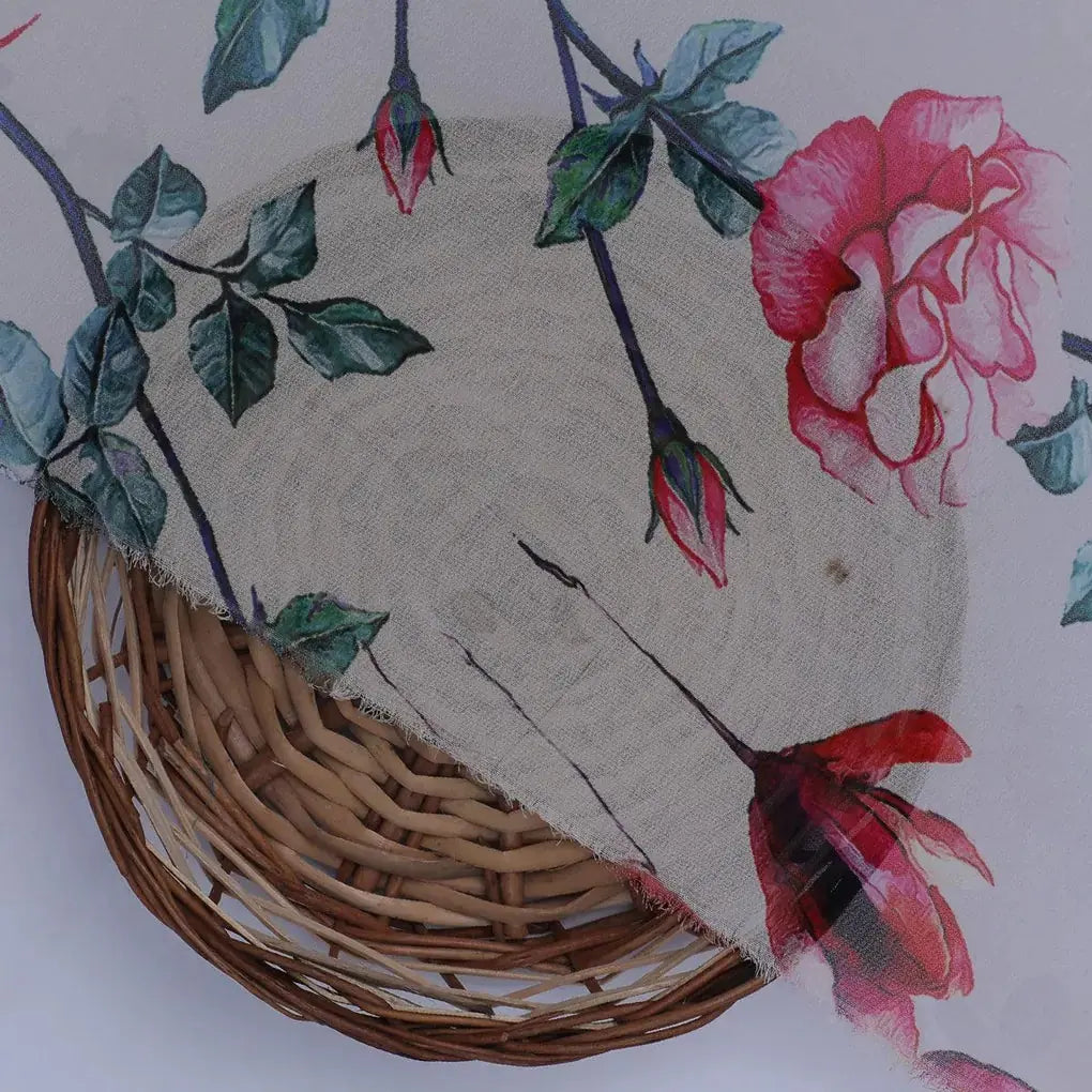 Beautiful Ditsy Red Rose With Lavender Rose  - Weightless – we 0 ta 06540 110 beautiful ditsy red rose with lavender rose weightless 2