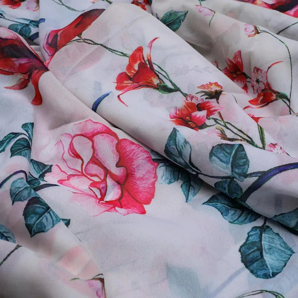 Beautiful Ditsy Red Rose With Lavender Rose  - Weightless – we 0 ta 06540 110 beautiful ditsy red rose with lavender rose weightless 3