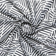 Attractive Black Strips With Bone Colour Digital Printed Fabric - Weightless – we 0 ta0078 110 attractive black strips with bone colour digital printed fabric weightless 1
