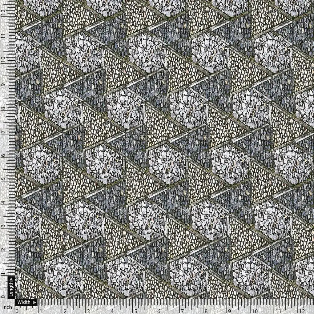 Morden Triangle Stone Art Digital Printed Fabric - Weightless – we 0 ta0107 110 morden triangle stone art digital printed fabric weightless 4