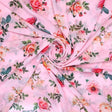 Pink And Peach Roses Allover Digital Printed Fabric - Weightless – we 0 ta05620p4 110 pink and peach roses allover digital printed fabric weightless 1