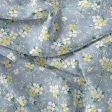 Beautiful White Jasmine Valley Flower Digital Printed Fabric - Weightless – we 0 ta05677 110 beautiful white jasmine valley flower digital printed fabric weightless 1