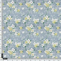 Beautiful White Jasmine Valley Flower Digital Printed Fabric - Weightless – we 0 ta05677 110 beautiful white jasmine valley flower digital printed fabric weightless 4