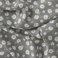 White Aster With Gray Background Digital Printed Fabric - Weightless – we 0 ta05678 110 white aster with gray background digital printed fabric weightless 3