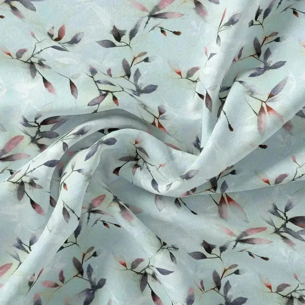 Bluish Thin And Light Leaves Digital Printed Fabric - Weightless – we 0 ta05861p2 110 bluish thin and light leaves digital printed fabric weightless 1