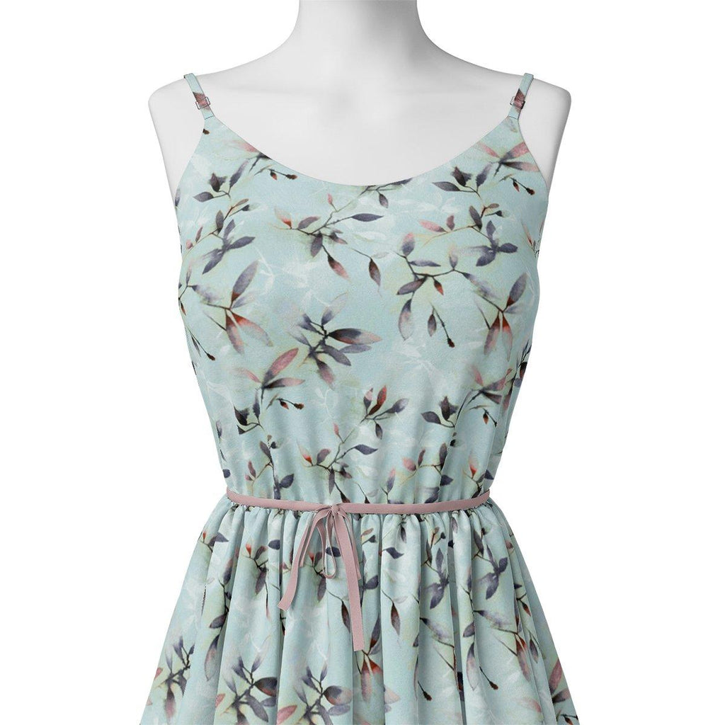 Bluish Thin And Light Leaves Digital Printed Fabric - Weightless – we 0 ta05861p2 110 bluish thin and light leaves digital printed fabric weightless 2