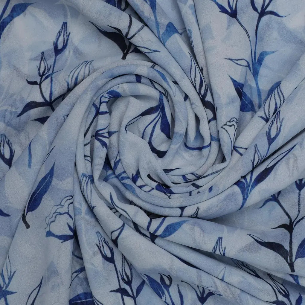 Attractive Blue Bud Water Paint Shadow Digital Printed Fabric - Weightless – we 0 ta05926 110 attractive blue bud water paint shadow digital printed fabric weightless 1