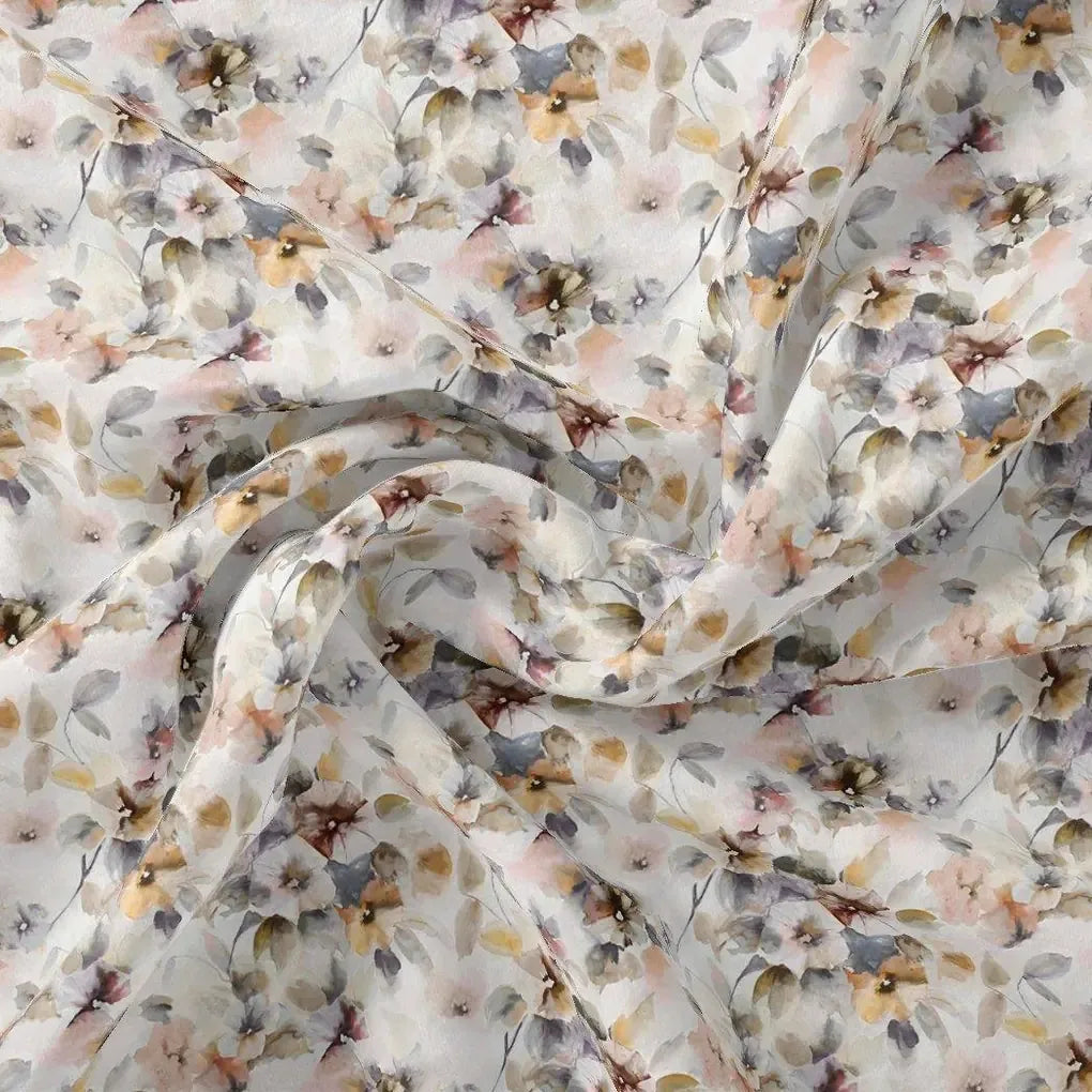 Vintage Pattern Of Chintz And Leaves Digital Printed Fabric - Weightless – we 0 ta06061 110 vintage pattern of chintz and leaves digital printed fabric weightless 1