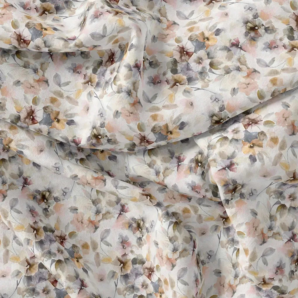 Vintage Pattern Of Chintz And Leaves Digital Printed Fabric - Weightless – we 0 ta06061 110 vintage pattern of chintz and leaves digital printed fabric weightless 3