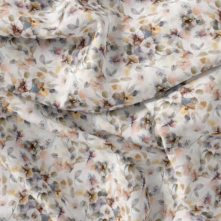 Vintage Pattern Of Chintz And Leaves Digital Printed Fabric - Weightless - FAB VOGUE Studio®