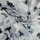 Black Floating Flowers Digital Printed Fabric - Weightless – we 0 ta06256 110 black floating flowers digital printed fabric weightless 1
