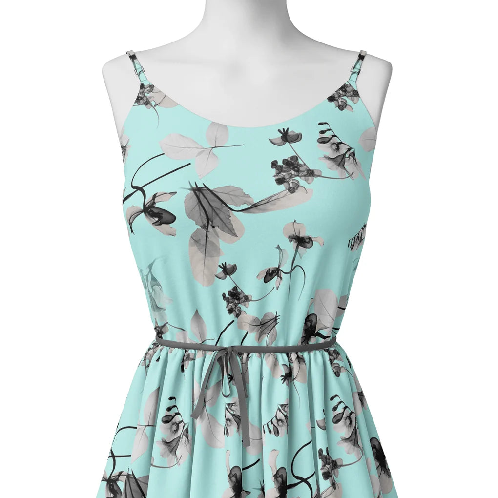 Morden Grey Leaves With Branch Digital Printed Fabric - Weightless – we 0 ta06256p2 110 morden grey leaves with branch digital printed fabric weightless 2