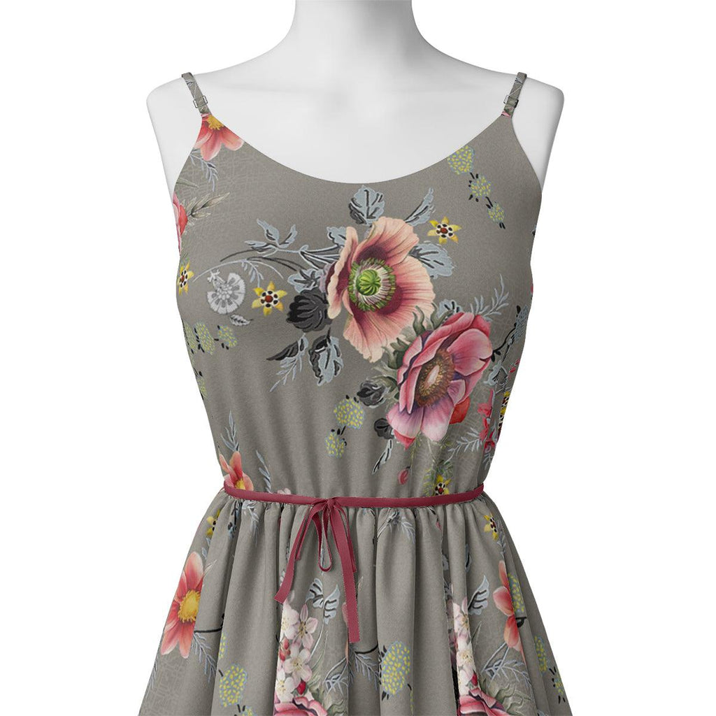 Vintage Flower Bunch Digital Printed Fabric - Weightless – we 0 ta06648 110 vintage flower bunch digital printed fabric weightless 2