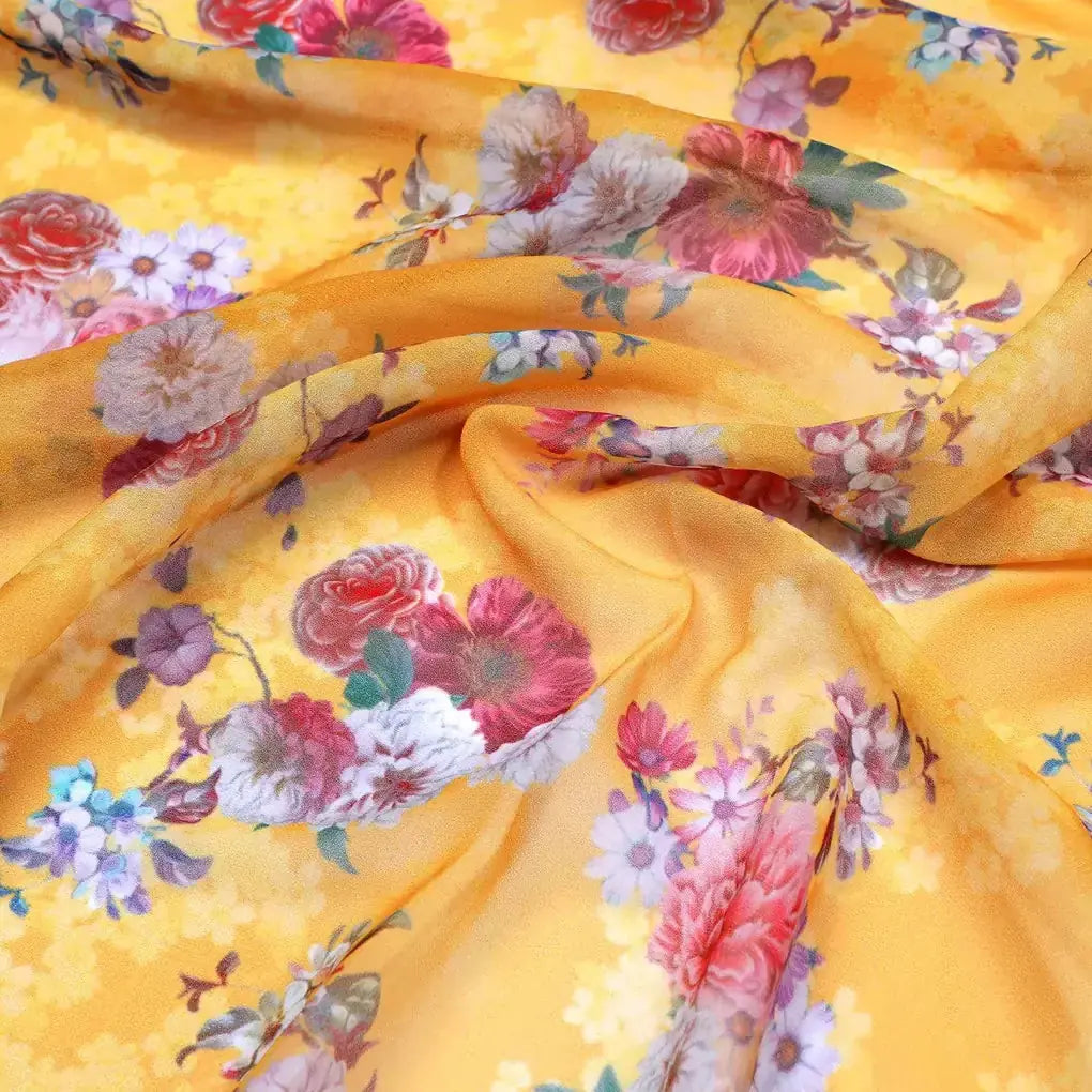 Beautiful Yellow Base Floral Bunch Digital Printed Fabric – we 0 ta06677 110 beautiful yellow base floral bunch digital printed fabric 3