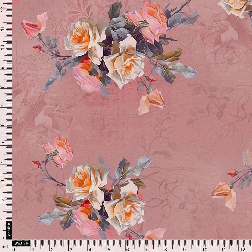 Pixel Floral HD Digital Printed Fabric – we 0 ta06804p3 110 pixel floral hd digital printed fabric 4