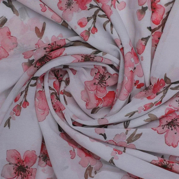 Beautiful Red Flowers over White Base Digital Printed Fabric – we 0 ta06840p1 110 beautiful red flowers over white base digital printed fabric 1