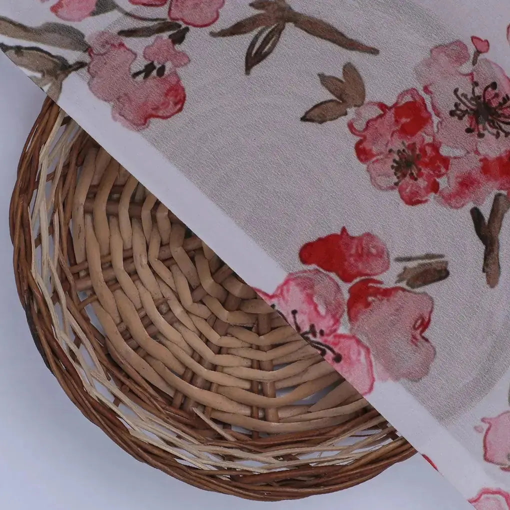 Beautiful Red Flowers over White Base Digital Printed Fabric – we 0 ta06840p1 110 beautiful red flowers over white base digital printed fabric 2