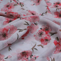 Beautiful Red Flowers over White Base Digital Printed Fabric – we 0 ta06840p1 110 beautiful red flowers over white base digital printed fabric 3