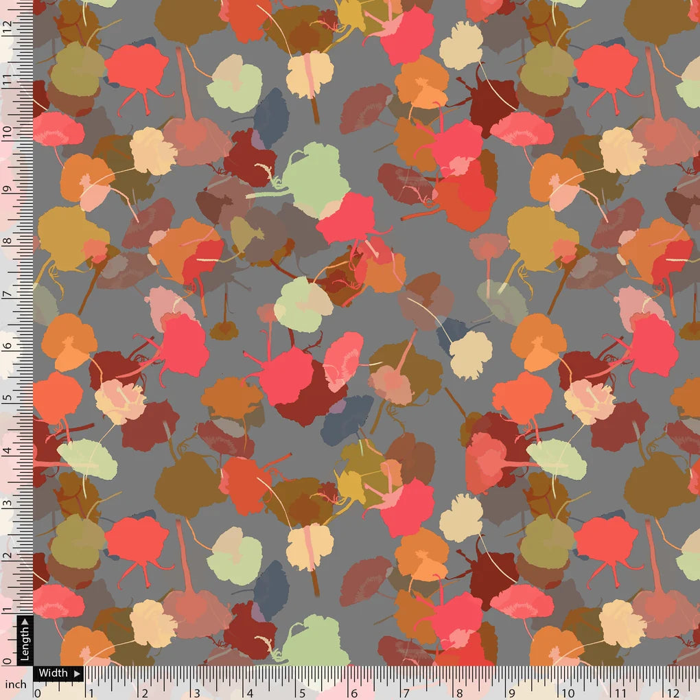 Watercolour Spotted Random Multicolour Flower Digital Printed Fabric - Weightless – we 0 ta06965a 110 watercolour spotted random multicolour flower digital printed fabric weightless 5